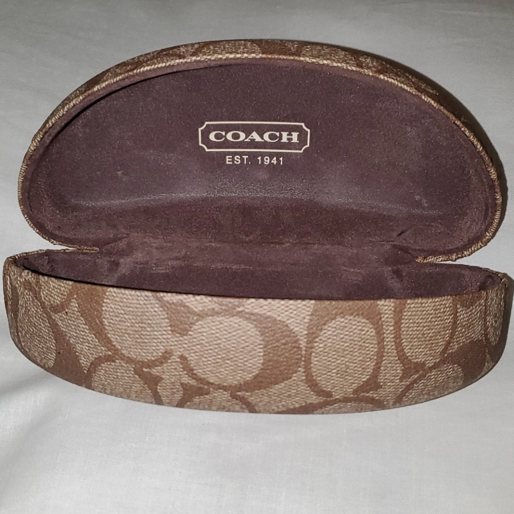 Authentic Coach sunglasses case
